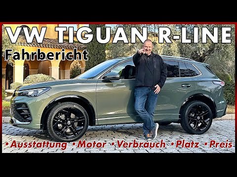 VW Tiguan TDI 4Motion R-Line - 3. Generation des Kompakt SUV im Test | Probefahrt Daten Review 2024