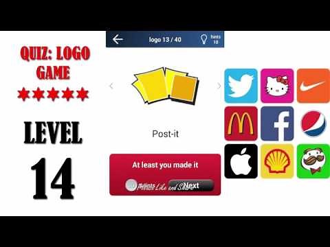 Quiz: Logo Game Level 14 - All Answers - Walkthrough ( By Lemmings at work )