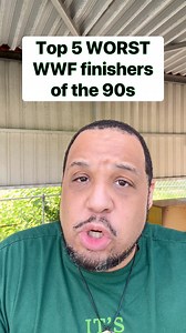 323K views · 8.2K reactions | Not every move was a knockout. These are my picks for the Top 5 Worst WWF Finishing Moves of the 90s. From lazy leg drops to dance breaks mid-match—some of these finishers just didn’t hit. Agree or disagree? Let me know in the comments.#WWF90s #WrestlingNostalgia | Real Reality Fantasy Football | Facebook