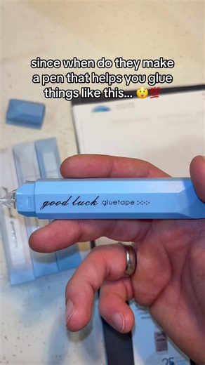 I’m never looking an envelope again… 😜💯✍️🔥✅ #gluepen #adhesiveroller #stationery #stickytape #artsandcrafts