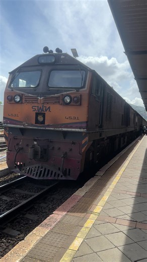 รับเวรข.446 ที่ทุ่งสง #รถไฟสายใต้ #พนักงานรถจักร