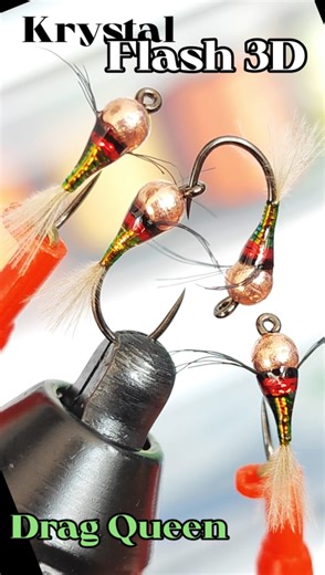 5.4K views · 76 reactions | Fly tying Krystal Flash 3D / Arzur Drag Queen . #montajedemoscas | Alonso Wind Flies | Facebook