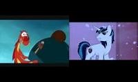 Mix of 2 videos from youtube : Animal Age Part 12 A Shortcut/Slide Chase original vs Revival/Reboot