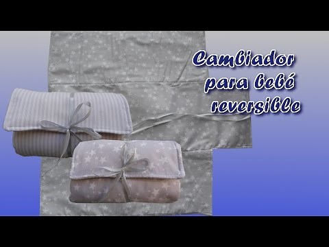 Como hacer un cambiador para bebé de viaje reversible. How To Sew Baby Changing Mat