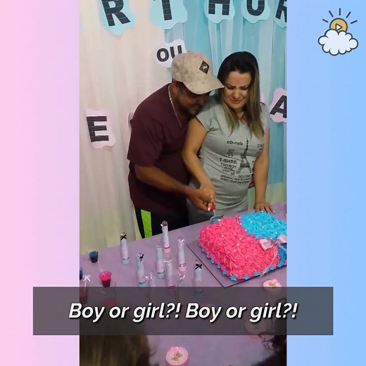 27M views · 75K reactions | This baby gender reveal is never-ending! Watch as loved ones play a silly prank on mom and dad-to-be as colorful smoke fills the room revealing if the new baby will be a boy or girl. Planning your own gender reveal? Get ideas for you party here: https://www.littlethings.com/gender-reveal-ideas | LittleThings | Facebook