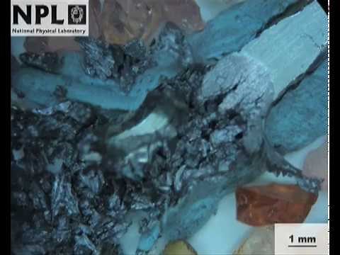 Metal-eating "tin pest" caught on film