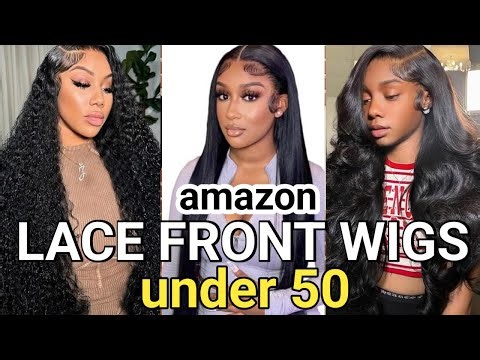 AMAZON BEST HUMAN HAIR LACE FRONT WIG UNDER 50 | LACE WIG COMPILATION 2025