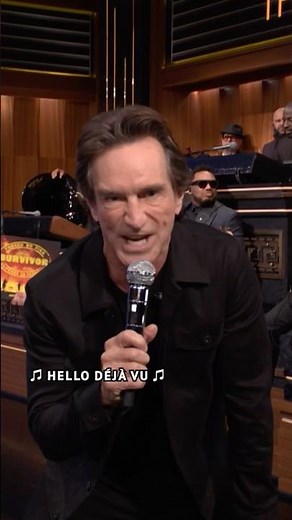 #JeffProbst sings his original rock song, “Survivor 50 Come & Get It” 🔥🎤 #Survivor #FallonTonight