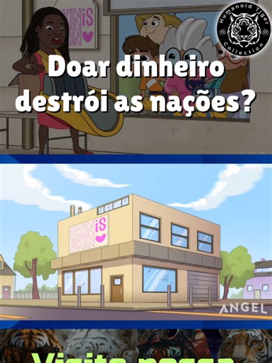 Doar dinheiro destrói as nações? - Humanoid Tiger Kids. #cryptocurrency #ethereum #crypto #nft #bitcoin