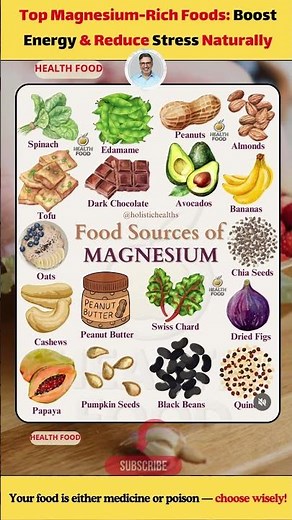 Top Magnesium-Rich Foods: Boost Energy & Reduce Stress Naturally #MagnesiumRichFoods