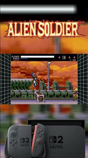 Alien Soldier Sega Genesis Classics Nintendo Switch 2 Gameplay