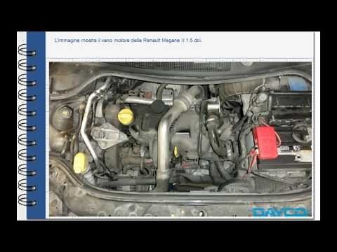 Montaggio kit distribuzione Renault Megane II 1.5 dci Motore: K9K 732