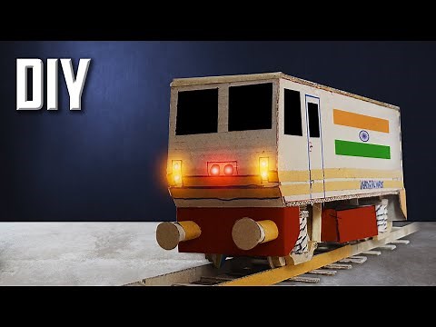 How To Make A Train Engine With Cardboard Easy | Coolest Cardboard Train (Easy DIY)