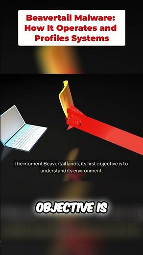 Beavertail Malware: How It Operates and Profiles Systems #shorts