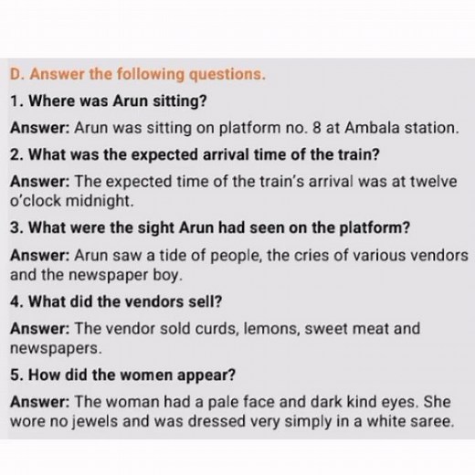 8th standard English the woman on platform 8 #8thclass #8thstandard #8thclassenglish