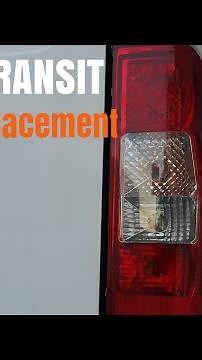 FORD TRANSIT REAR LIGHT BULB CHANGE