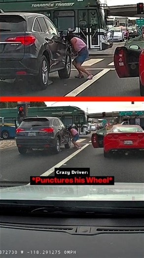 Corvette Road Rager Vandalizes Car Then Flees