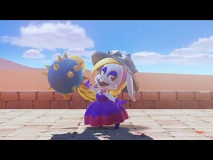 Taking Down Harriet in Super Mario Odyssey | No Commentary | Boss Battle Guide