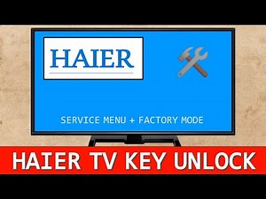 Keys Lock On Haier Tv Service Menu And Factory Reset