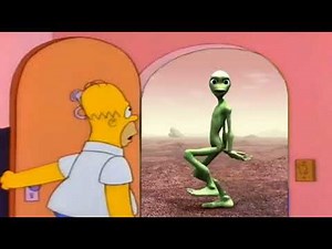 Homer opens the door to Dame Tu Cosita (The Simpsons Parody)