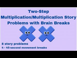 Can You Solve Both Steps? | 3rd Grade Multiplication Movement Activity