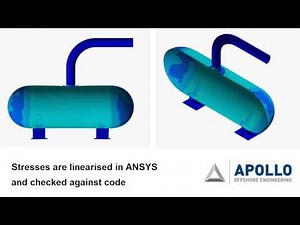 FEA - oil and gas - Pressure vessel test