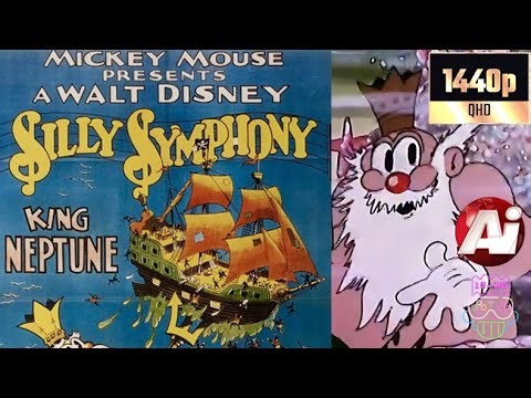 [QHD 1440p] King Neptune Le Roi Neptune 1932 Walt Disney Silly Symphonies N°30