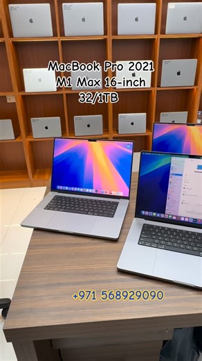 MacBook Pro 2021 16-inch Apple m1 Max Chip 32GB RAM 1TB SSD Delivery all over UAE available WhatsApp 971568929090 #MacbookPro2021 #Macbook #Macbook #Apple #m1chip | AR Online Shop.ae
