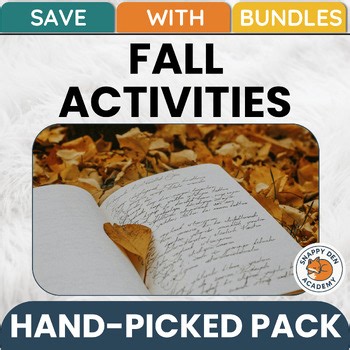 Fall Activities Autumn Worksheets Middle School Sub Plan Lessons RESOURCE BUNDLE