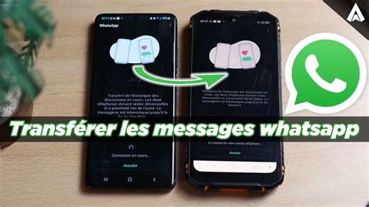 Transférer les Messages WhatsApp sur un Autre Téléphone