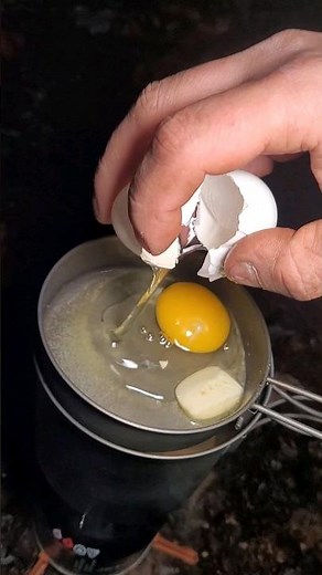 Fried Rice On Toaks Double Boiler - Titanium Cookset For Camping & Backpacking