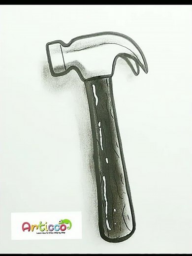 DRAWING REALISTIC HAMMER