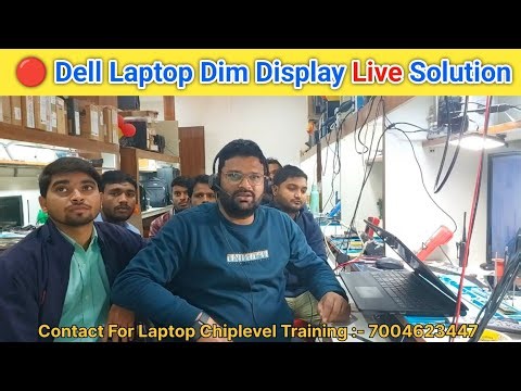 Dell Laptop Dim Display Problem Live Solution || Nitya tech institute