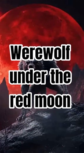 Werewolf Under The Red Moon #werewolf #horror #cinematichorror