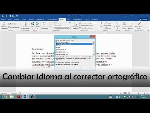 Change Word language and spell checker