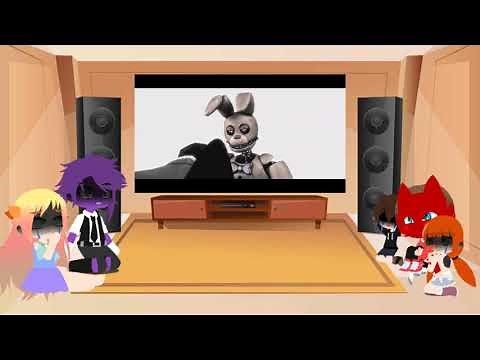 Past Aftons react to FNAF Song: "Turmoil" by DHeusta (Animated Music Video)