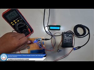 #187 Kontrol Kecepatan Motor 3 Phase dengan Inverter dan Pulse Sensor Autonics Modbus Arduino