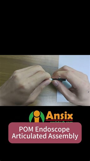 POM Endoscope Articulated Assembly #ansix #ansixtech #snakebone #snake bone #snakebone mold