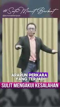 SULIT MENGAKUI KESALAHAN