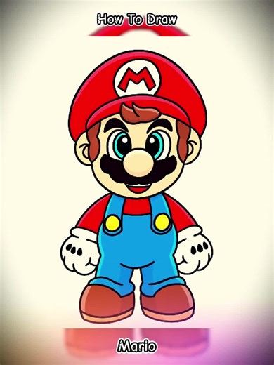 How To Draw Mario #cartoondrawing #drawing #drawingtutorial #howtodraw #art #fyp