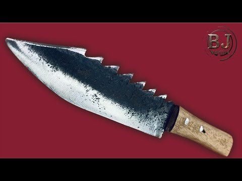 Transform a Saw Blade into a Knife — Fast Knife Making Tutorial