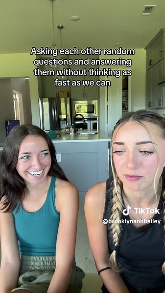 Fast Question Challenge with Brooklyn McKnight TikTok