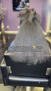 Make it make sense trims aren’t meant to take your length. ✂️ This silk press and trim is about precision, not overcutting. A trim maintains healthy ends without reshaping the haircut or removing unnecessary length. Healthy hair responds when it’s handled correctly. #silkpress #trimtalk #healthyhairtruths | Head Mistress