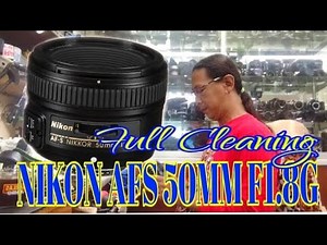 FULL CLEANING NIKON AFS 50MM F1.8 G ‪@gugunmanualchannel1253‬