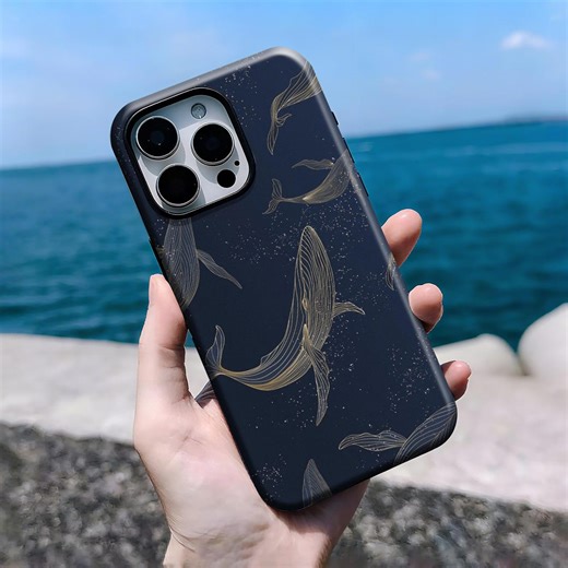 Whale Shark Design Rugged Phone Case, Ocean Pattern Case, With iPhone 16, 15, 14, 13, 12, 11 Pro Max Plus X,samsung S25 S24 S23 S22 - Etsy