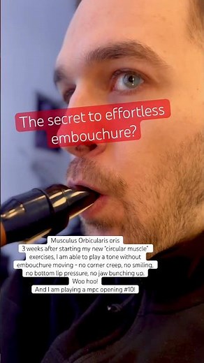 The secret to effortless embouchure? Working on the Orbicularis oris