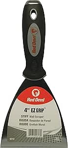 Red Devil 6213 EZ Grip 4" Stiff Wall Scraper