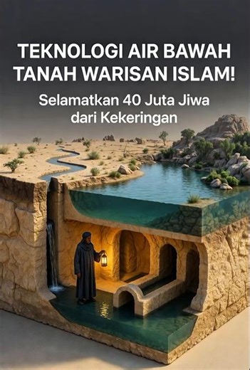 Teknologi Air Bawah Tanah Warisan Islam Ini Selamatkan 40 Juta Jiwa dari Kekeringan!