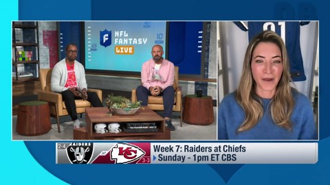 Raiders vs. Chiefs fantasy preview 'NFL Fantasy Live'
