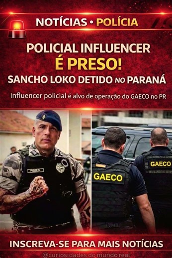 🚨 URGENTE! Policial influencer é preso em operação no PR #shorts